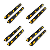 Pyle PCRSTP14 72" Car/Truck Vehicle Driveway Parking Wheel Stop Block (8 Pack) - 221475