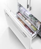 FISHER & PAYKEL RS36A72J1N Integrated French Door Refrigerator Freezer, 36", Ice - RS36A72J1N-KT