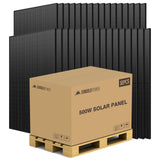 iDeal 500W Mono Black Perc Solar Panel Full Pallet (32 Panels) UL 61730 - SG-500WMx32