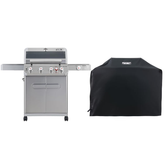 Monument Mesa415BZ 4-Burner Propane Grill w/ Side Burner & Cover – B0CWL8YL4V