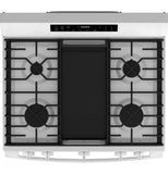 GE APPLIANCES GGF600AVWW GE(R) 30" Free-Standing Gas Convection Range with No Preheat Air Fry and EasyWash(TM) Oven Tray - GGF600AVWW-KT