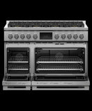 FISHER & PAYKEL RDV3488N Dual Fuel Range, 48", 8 Burners, Self-cleaning - RDV3488N-KT