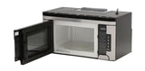 SHARP  1.5 cu. ft. 1000W Sharp Stainless Steel Over-the-Range Carousel Microwave Oven - R1514TY-KT