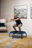 JumpSport 350 PRO 39 Inch Fitness Trampoline with Blue EnduroLast Elastic Cords - 348950