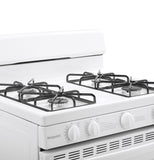 HOTPOINT 30" Free-Standing Gas Range with Cordless Battery Ignition - RGBS200DMWW-KT