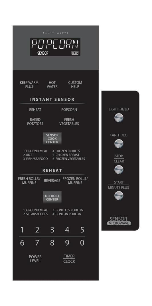 SHARP  1.5 cu. ft. 1000W Sharp Stainless Steel Over-the-Range Carousel Microwave Oven - R1514TY-KT