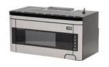 SHARP  1.5 cu. ft. 1000W Sharp Stainless Steel Over-the-Range Carousel Microwave Oven - R1514TY-KT