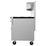 Vulcan 60SS-10B 60" Gas 10-Burner Range with 2 Standard Ovens - 358,000 BTU - 60SS-10BN