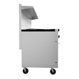 Vulcan 60SS-6B24G Endurance 60" Gas 6-Burner Range with 24" Griddle and 2 Standard Ovens 278,000 BTU - 60SS-6B24GN