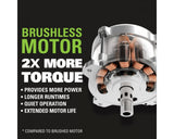 Greenworks 60V 16" Cordless Battery String Trimmer (Attachment Capable) & 8" Edger Attachment Combo Kit w/ 4.0 Ah Battery & Charger - 2135002-VK