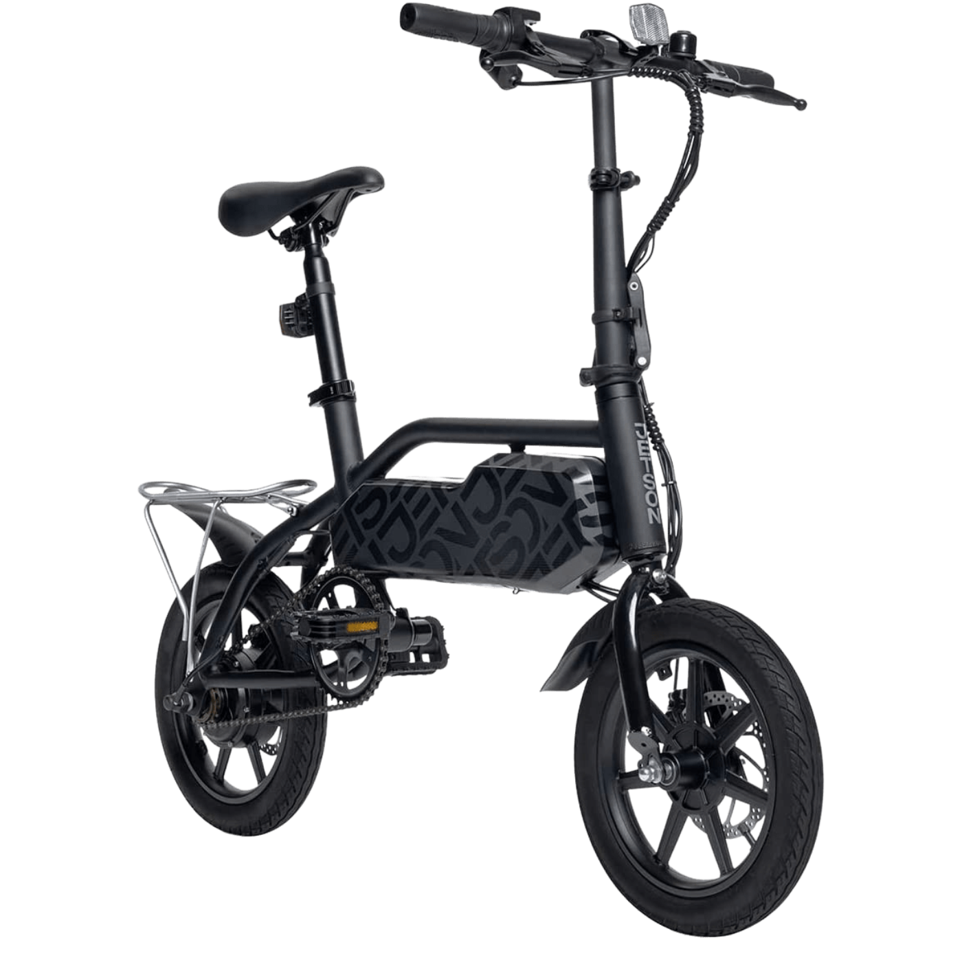Jetson J5 Up To 30 Mile Range 15 MPH 14" Tires 350W Foldable Electric Bike New - JJ5-BLK