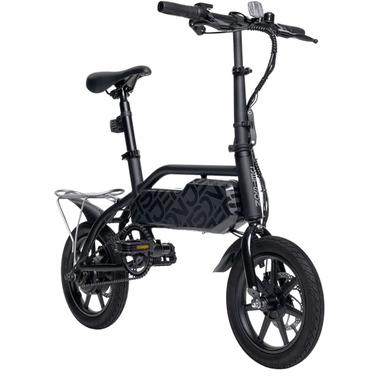 Jetson J5 Up To 30 Mile Range 15 MPH 14" Tires 350W Foldable Electric Bike New - JJ5-BLK