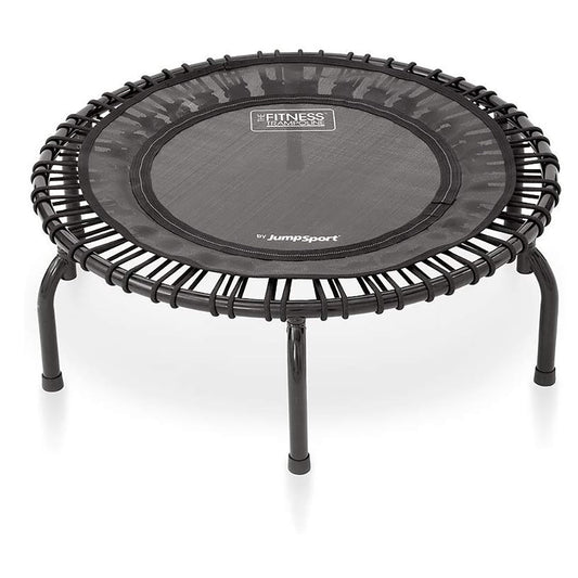 JumpSport 220 Fitness Rebounder Mini Trampoline & Handle Bar Accessory, Black - 250093