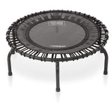 JumpSport 220 Fitness Rebounder Mini Trampoline & Handle Bar Accessory, Black - 250093