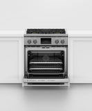 FISHER & PAYKEL RDV3304N Dual Fuel Range, 30", 4 Burners, Self-cleaning - RDV3304N-KT
