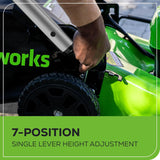 Greenworks 80V 21" Cordless Battery 4-in-1 Self-Propelled Lawn Mower w/ 4.0Ah Battery & Charger - 2550402