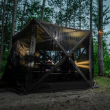 CLAM Quick-Set Pavilion 12.5 x 12.5 Foot Portable Outdoor Canopy Shelter, Gray - 154690