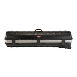 SKB Cases ATA Standard Hard Plastic Wheeled Golf Bag Travel Case, Black (2 Pack) - 112999