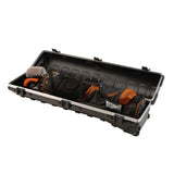 SKB Cases ATA Standard Hard Plastic Wheeled Golf Bag Travel Case, Black (2 Pack) - 112999