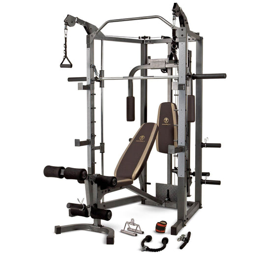 Marcy Combo Smith Heavy-Duty Total Body Strength Home Gym Workout Machine - 71714