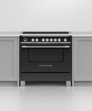 FISHER & PAYKEL OR36SCI6B1 Induction Range, 36", 5 Zones with SmartZone, Self-cleaning - OR36SCI6B1-KT