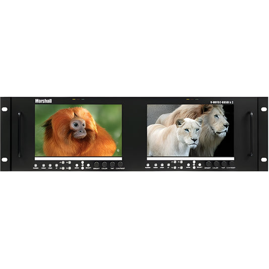 Marshall V-MD702-HDSDIX2 Pre-Loaded Monitor with two MD-HDSDIx2-A Modules - VMD702HDSDIX2