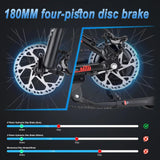 FREESKY Himalay X-5e 750 w Mountain Ebike 4 Fat Tire Electric Fat Tire Mountain eBike - FREES|MOUNT|BLACK|0760