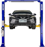 WEIZE 10,000 lbs Two Post Car Lift, Clearfloor, Overhead Auto/Truck Lift, 220V, 60Hz, 3HP - PLA-1001