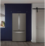 GE APPLIANCES GNE25JMKES GE® ENERGY STAR® 24.7 Cu. Ft. French-Door Refrigerator - GNE25JMKES-KT
