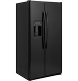 GE APPLIANCES GZS22DGJBB GE® 21.9 Cu. Ft. Counter-Depth Side-By-Side Refrigerator - GZS22DGJBB-KT