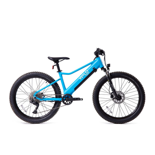 Bluejay WILD - Electric Blue Kids Electric Bike - WILDAZL24