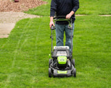 Greenworks 80V 21" Cordless Battery 3-in-1 Self-Propelled Lawn Mower w/ 4.0Ah Battery & Charger - 2515902