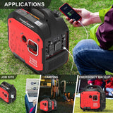 Powersmart Inverter Generator 2700/3500W Gas 4 Stroke Recoil Start New - PS5035