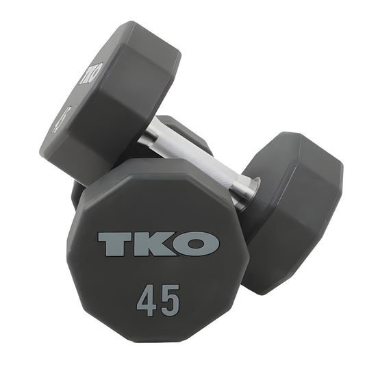 TKO 10 Sided Urethane Dumbbells Set - 829TR-5