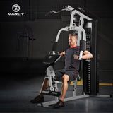 Marcy Dual-Functioning Upper Lower Body Fitness Workout 150-Pound Stack Home Gym - 84824
