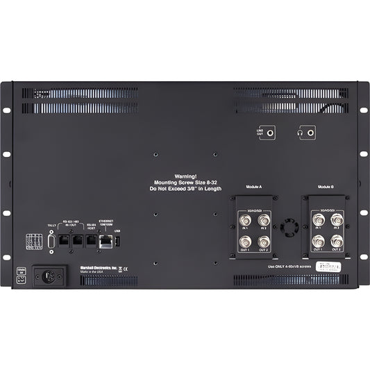 Marshall QVW-1708-3G-DT Desktop Quad View 17 inch native resolution. 4K quad 3GSDI (IMD) Monitor w/ desktop stand - QVW17083GDT