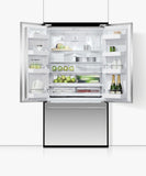 FISHER & PAYKEL RF201ADJSX5 Freestanding French Door Refrigerator Freezer, 36", 20.1 cu ft, Ice - RF201ADJSX5-KT