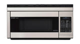 SHARP 1.1 cu. ft. 850W Sharp Stainless Steel Over-the-Range Convection Microwave Oven - R1874TY-KT