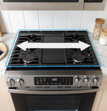 GE APPLIANCES GGS600AVDS GE(R) 30" Slide-In Front-Control Convection Gas Range with No Preheat Air Fry and EasyWash(TM) Oven Tray - GGS600AVDS-KT
