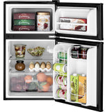 GE APPLIANCES GDE03GGKBB GE Double-Door Compact Refrigerator - GDE03GGKBB-KT