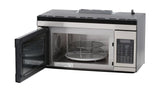 SHARP 1.1 cu. ft. 850W Sharp Stainless Steel Over-the-Range Convection Microwave Oven - R1874TY-KT