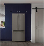 GE APPLIANCES GNE25JMKES GE® ENERGY STAR® 24.7 Cu. Ft. French-Door Refrigerator - GNE25JMKES-KT