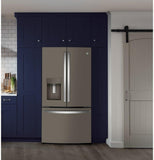 GE APPLIANCES GYE22GMNES GE® ENERGY STAR® 22.1 Cu. Ft. Counter-Depth French-Door Refrigerator -GYE22GMNES-KT
