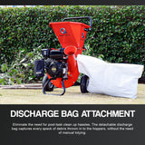GreatCircleUSA 3-in-1 Wood Chipper - 7HP Engine, 3" Max Branch Capacity - LCE01-FBA