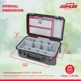 SKB Cases iSeries Case w/Think Tank Designed Dividers and Lid Organizer - 93175