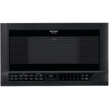 SHARP  1.5 cu. ft. 1100W Black Sharp Over-the-Counter Carousel Microwave Oven - R1210TY-KT