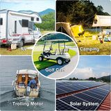 WEIZE 48V 105Ah LiFePO4 Battery w/ Bluetooth & BMS - BAC-0126VWEI