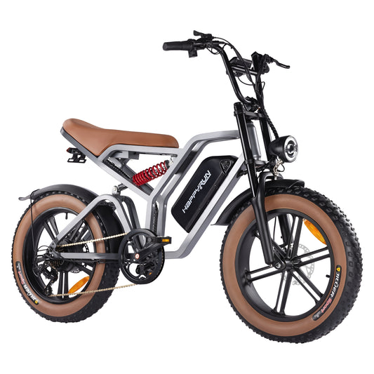 Happyrun Tank 750W Electric Bike Fat Tire Dirt All Terrain - G60