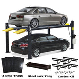 AMGO 407-P-DX (Combo) 7,000 lbs 4 Post Parking Lift - 407-P-DX