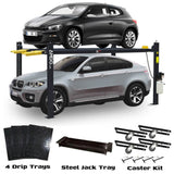 AMGO 408-P-DX (Combo) 8,000 lbs 4 Post Parking Lift - 408-P-DX